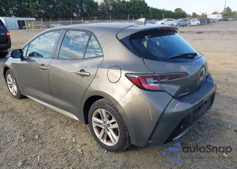 2019 Toyota Corolla Se from USA, damaged, VIN JTNK4RBE7K3046514